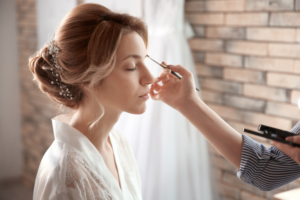 bridal makeup and hair to include in wedding budget expenses