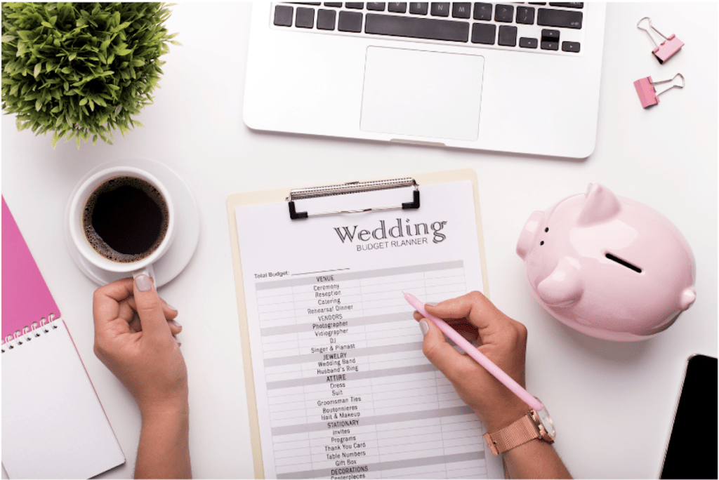 working on reserve budget to help with wedding budget