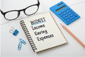 how to budget with notebook