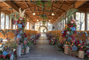 romantic cabin wedding venue