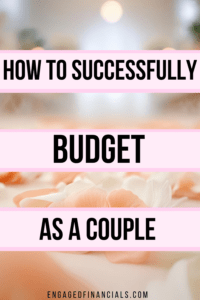 pin for budgeting as a couple 