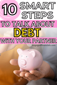 pin for how to talk about debt with your partner 