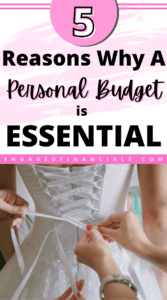 pin for why you need a budget before your wedding 